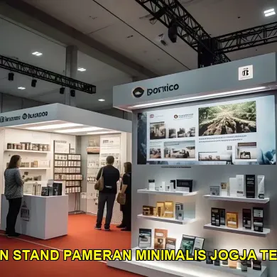 desain stand pameran minimalis jogja terbaik